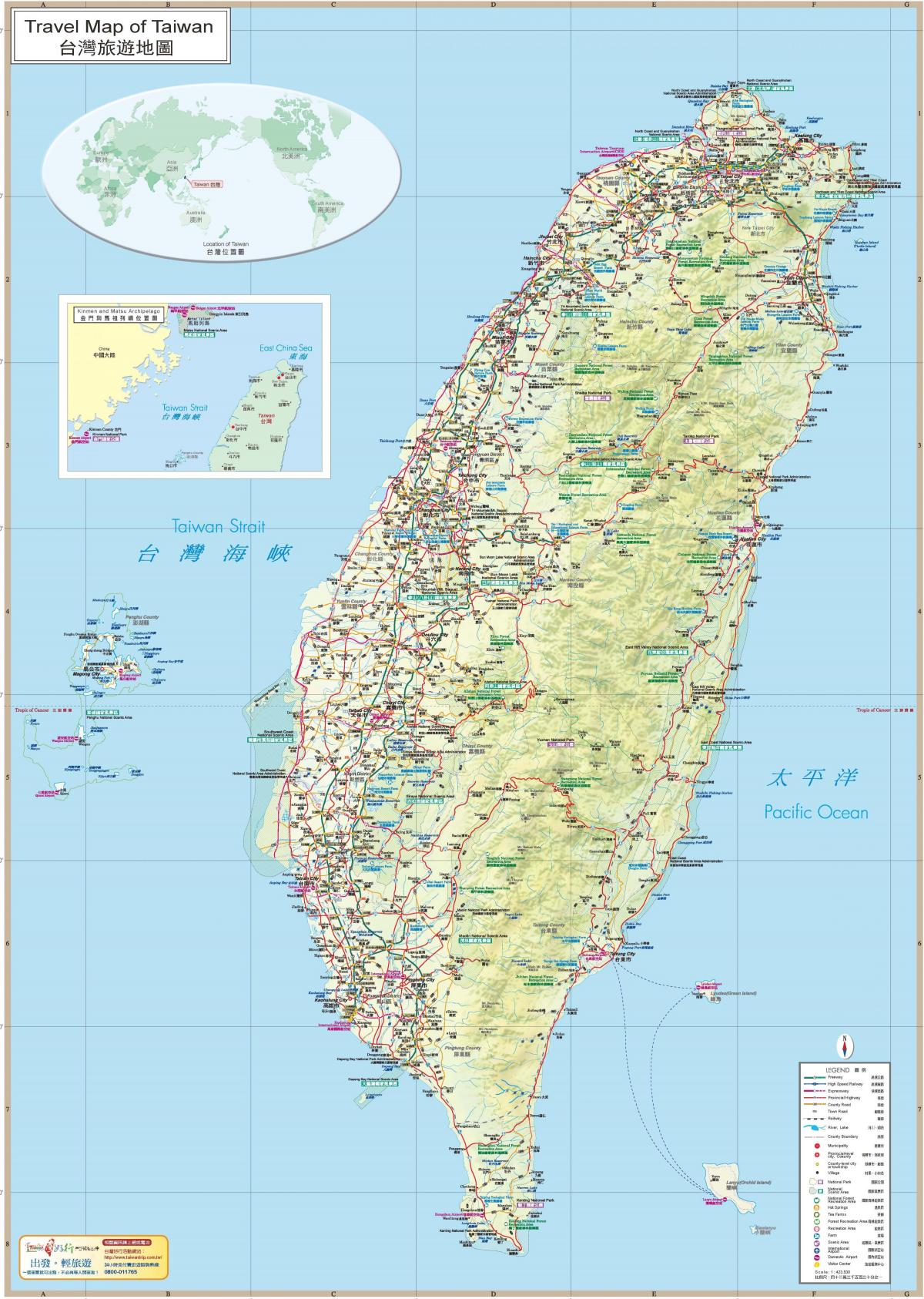 Tayvan bələdçi xəritəsi